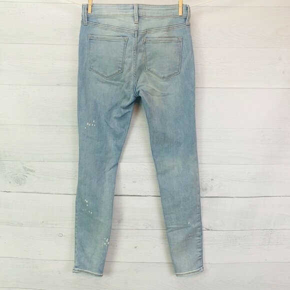NEW Old Navy Womens Rockstar JeansSuper Skinny Fit Distressed Bleached Size 2 - Picture 8 of 12